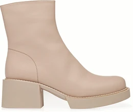 Женские бежевые ботинки Baden (Натуральная шерсть)