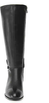 Женские черные сапоги Dino Ricci (Натуральная шерсть)