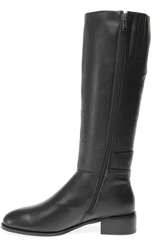 Женские черные сапоги Dino Ricci (Натуральная шерсть)