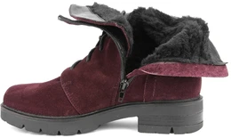 Женские бордовые ботинки Tofa (Натуральная шерсть)