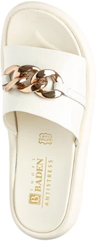 Женские белые сабо Baden