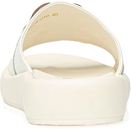 Женские белые сабо Baden