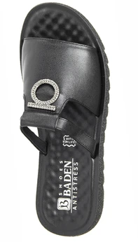 Женские черные сабо Baden