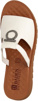 Женские бежевые сабо Baden