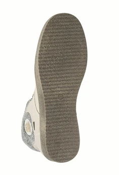 Женские бежевые ботинки Shoiberg (Натуральная шерсть)