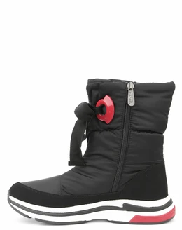 Женские черные дутики Baden (Искусственная шерсть)