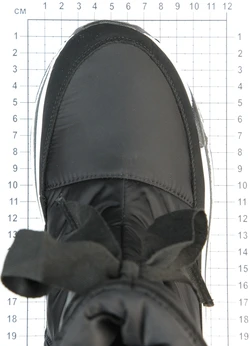 Женские черные дутики Baden (Искусственная шерсть)