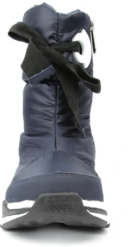 Женские синие дутики Baden (Искусственная шерсть)