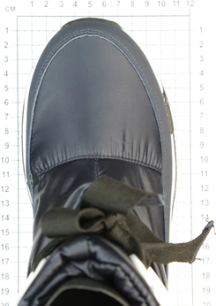 Женские синие дутики Baden (Искусственная шерсть)