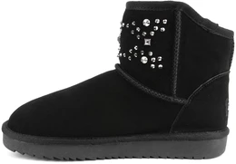 Женские черные угги Baden (Натуральная шерсть)