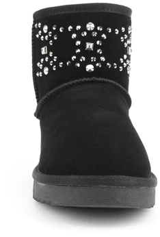 Женские черные угги Baden (Натуральная шерсть)