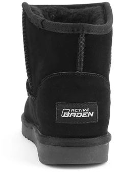 Женские черные угги Baden (Натуральная шерсть)