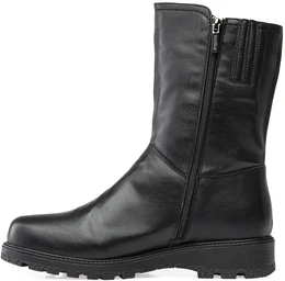 Женские черные полусапоги Baden (Натуральный мех)