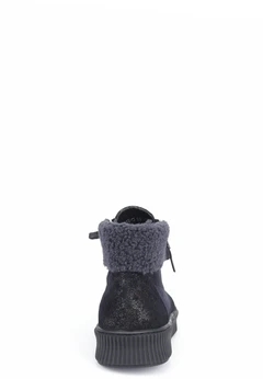 Женские синие ботинки Balex (Натуральная шерсть)