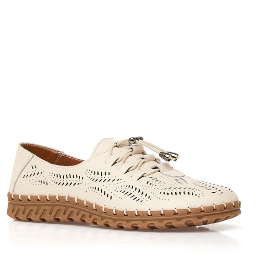 Женские бежевые полуботинки ALEXIA LEVINI