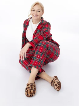 Женские коричневые тапочки Baden