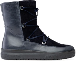 Женские синие полусапоги Romer (Натуральный мех)