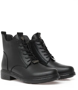 Женские черные ботинки ALEXIA LEVINI (Байка)