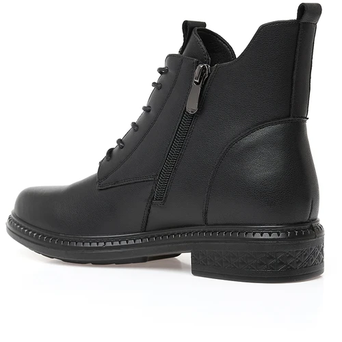 Женские черные ботинки ALEXIA LEVINI (Байка)