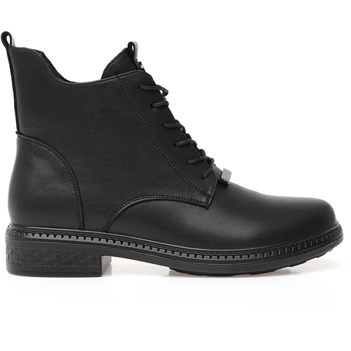 Женские черные ботинки ALEXIA LEVINI (Байка)