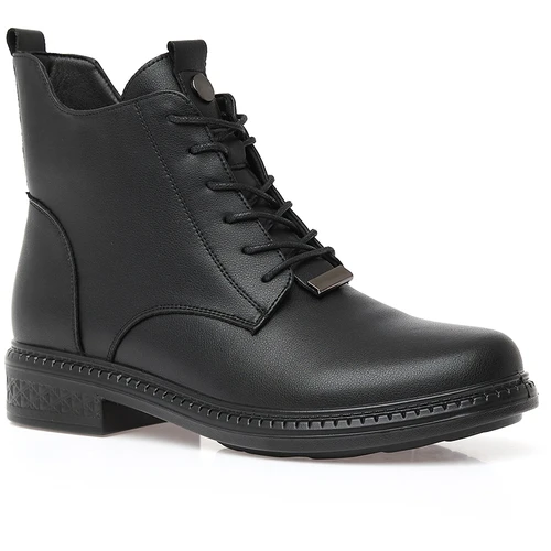 Женские черные ботинки ALEXIA LEVINI (Байка)