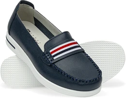 Женские синие мокасины Baden