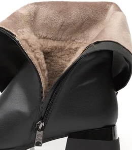 Женские черные сапоги Baden (Еврошерсть)