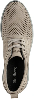 Мужские бежевые полуботинки Shoiberg