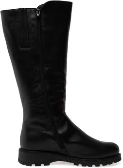 Женские черные сапоги ALEXIA LEVINI (Натуральный мех)