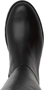 Женские черные сапоги ALEXIA LEVINI (Натуральный мех)