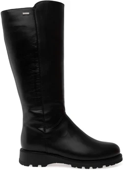 Женские черные сапоги ALEXIA LEVINI (Натуральный мех)