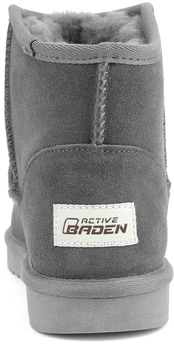 Женские серо-коричневые угги Baden (Натуральная шерсть)