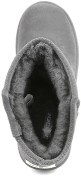 Женские серо-коричневые угги Baden (Натуральная шерсть)