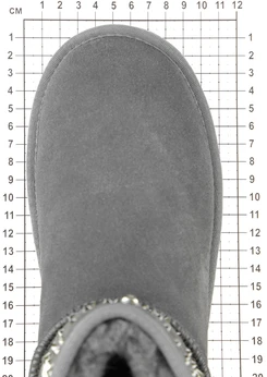 Женские серо-коричневые угги Baden (Натуральная шерсть)