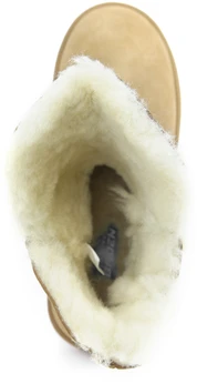 Женские рыжие угги Baden (Натуральная шерсть)