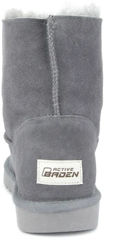 Женские серо-коричневые угги Baden (Натуральная шерсть)