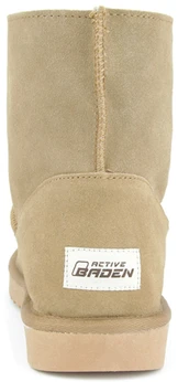 Женские рыжие угги Baden (Натуральная шерсть)