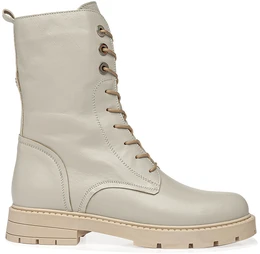 Женские бежевые ботинки Francesco Donni (Натуральная шерсть)