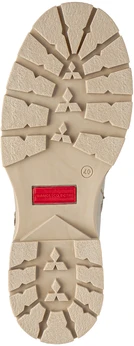 Женские бежевые ботинки Francesco Donni (Натуральная шерсть)