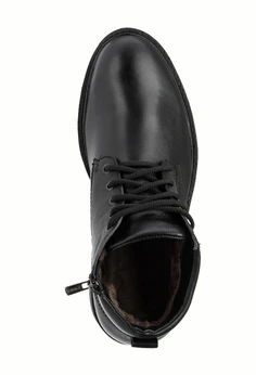 Мужские черные ботинки Romer (Натуральный мех)