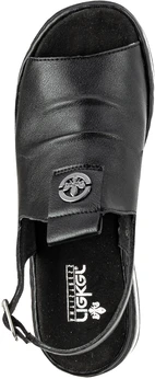 Женские черные босоножки Rieker