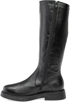 Женские черные сапоги Romer (Натуральный мех)