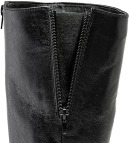 Женские черные сапоги Romer (Натуральный мех)