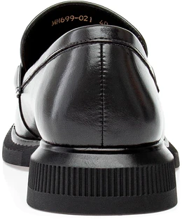 Женские серо-коричневые лоферы Baden