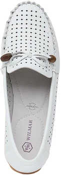 Женские белые мокасины Wilmar