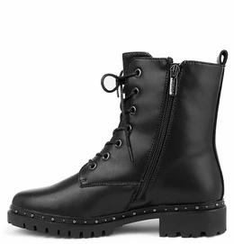 Женские черные ботинки Rieker (Искусственная шерсть)