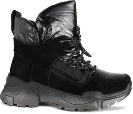 Женские черные дутики Baden (Натуральная шерсть)