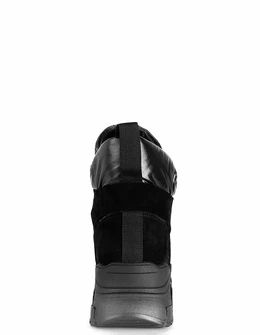 Женские черные дутики Baden (Натуральная шерсть)