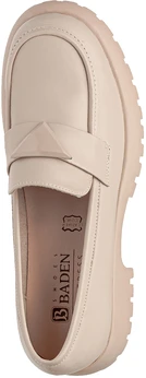 Женские бежевые лоферы Baden