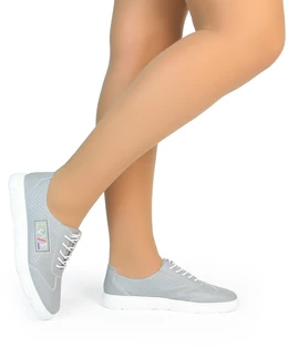 Женские серо-коричневые кеды Tofa